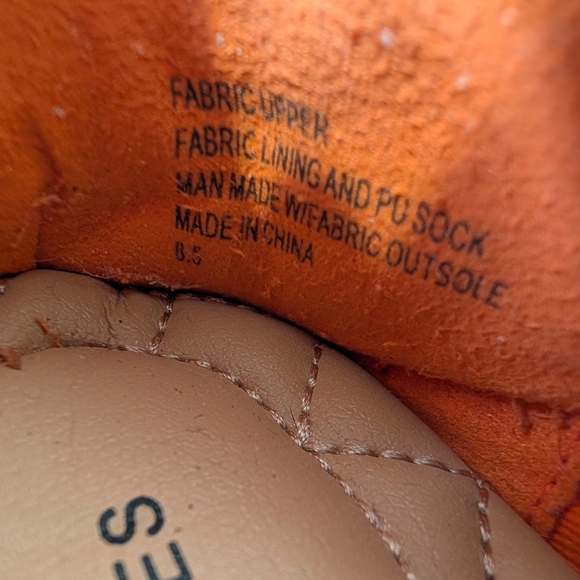 Birdies “The Heron” Woven Pointed-Toe Flats – Orange/Pink – Size 8.5 - Picture 5 of 8